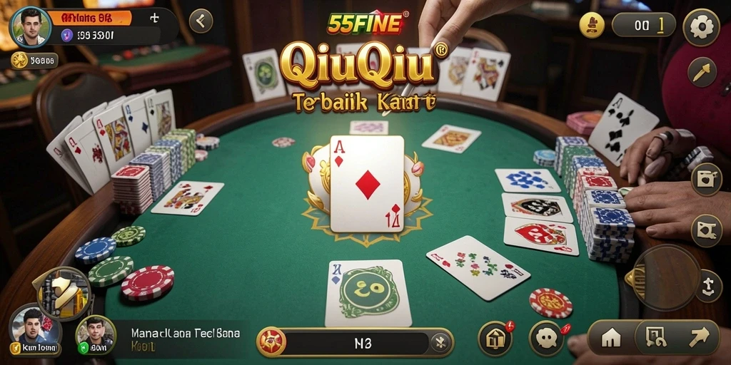 Screenshot gameplay QiuQiu yang seru dan menantang.