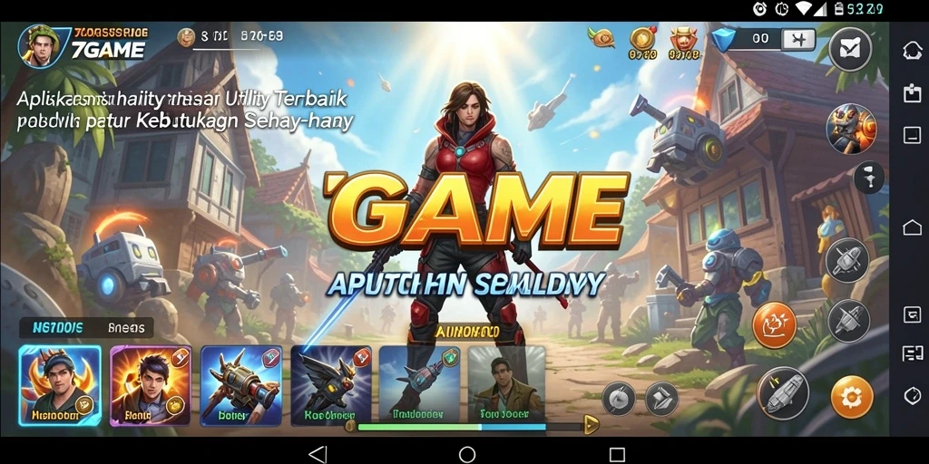 Tampilan antarmuka 7GAME yang modern dan fungsional.