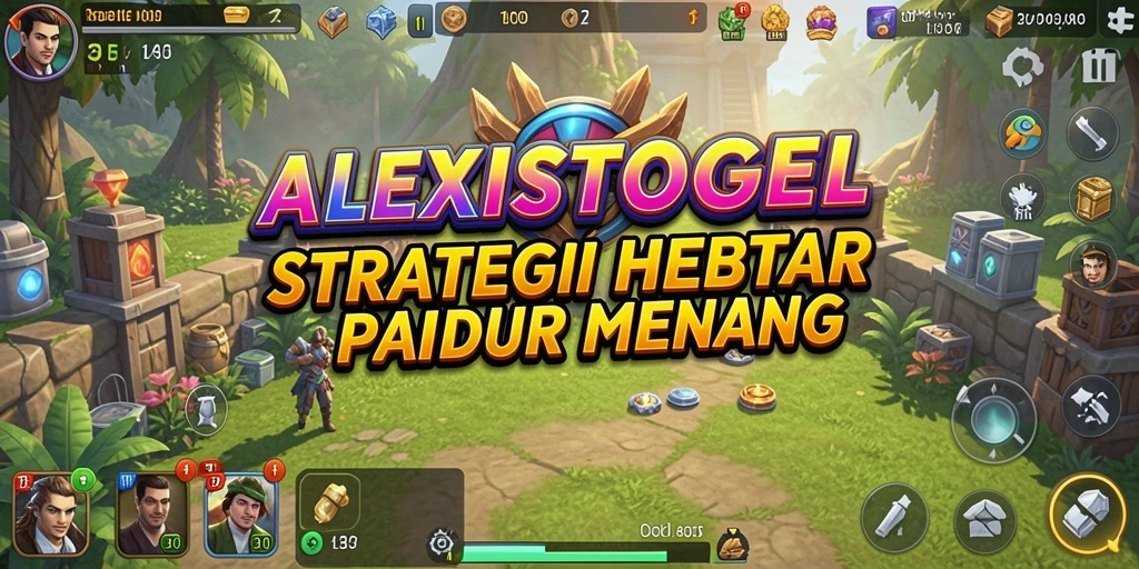 Screenshot utama ALEXISTOGEL menampilkan gameplay strategi yang mendebarkan.