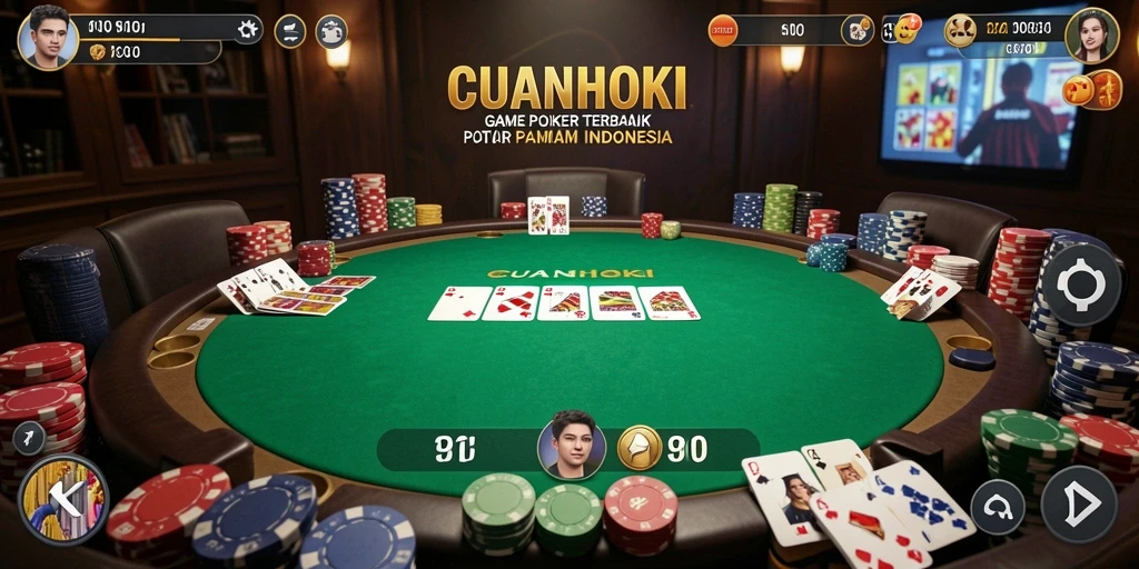 Tampilan gameplay seru dengan pemain berkompetisi di <strong>CUANHOKI</strong>.