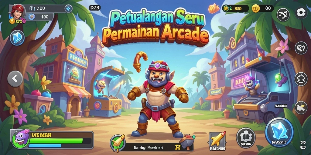 Screenshot D73 menampilkan gameplay seru dengan grafis yang menarik.