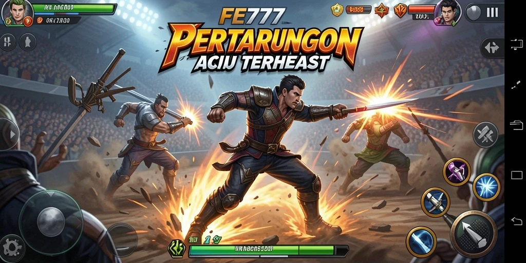 Tampilan gameplay FE777 yang mendebarkan dengan aksi cepat.