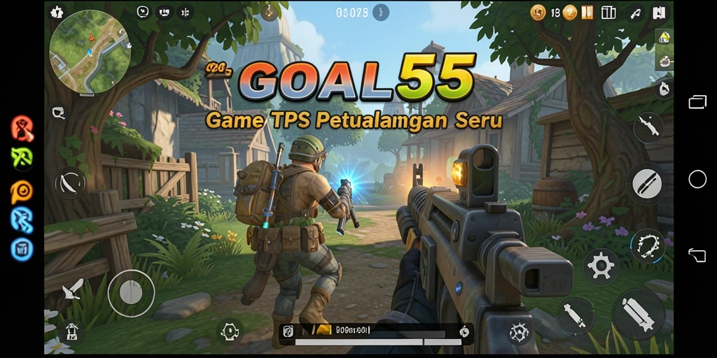 Gameplay seru dalam GOAL55 dengan grafis menawan dan aksi mendebarkan.