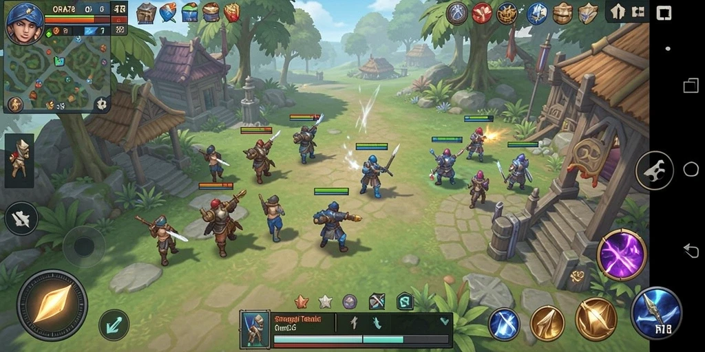 Tampilan screenshot gameplay ORA78 yang menegangkan.