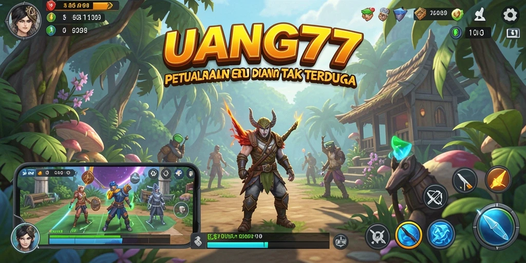 Screenshot gameplay UANG77 yang menunjukkan aksi petualangan yang mendebarkan.